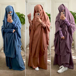 JILBAB URBANA 2 pieces SKIRT  (All colours) stock