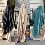 MAXI KHIMAR HAYYA X-TRA  2 LAYERS+NIQAB OPTION