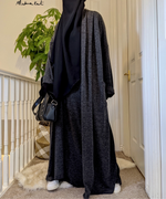 THE ELEGANCE KNIT SET (abaya + maxi cardigan)