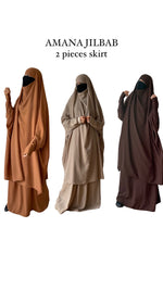 JILBAB AMANA SKIRT (2 PIECES all colours)