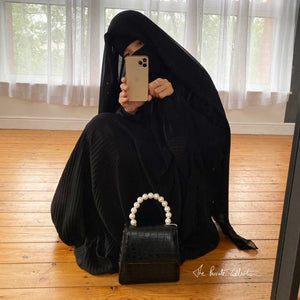 ABAYA WAFFLE + HIJAB SET FATEMAH