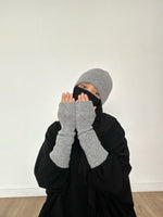 DOUDOU SET WOOLY BEANIE & MITTENS KNIT