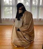 SET EMPORIA DELUXE KAFTAN ZIPP + HIJAB (all colours & sizes)