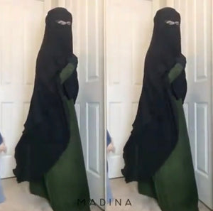 NEW MAXI NIQAB SUTRA MEKKA (all colours )