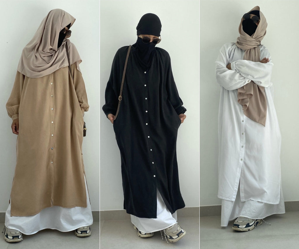 MAXI TOP BUTTONS AJJA (all colours)