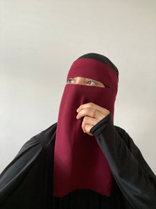 MINI JEDDAH SUTRA NIQAB ONE LAYER