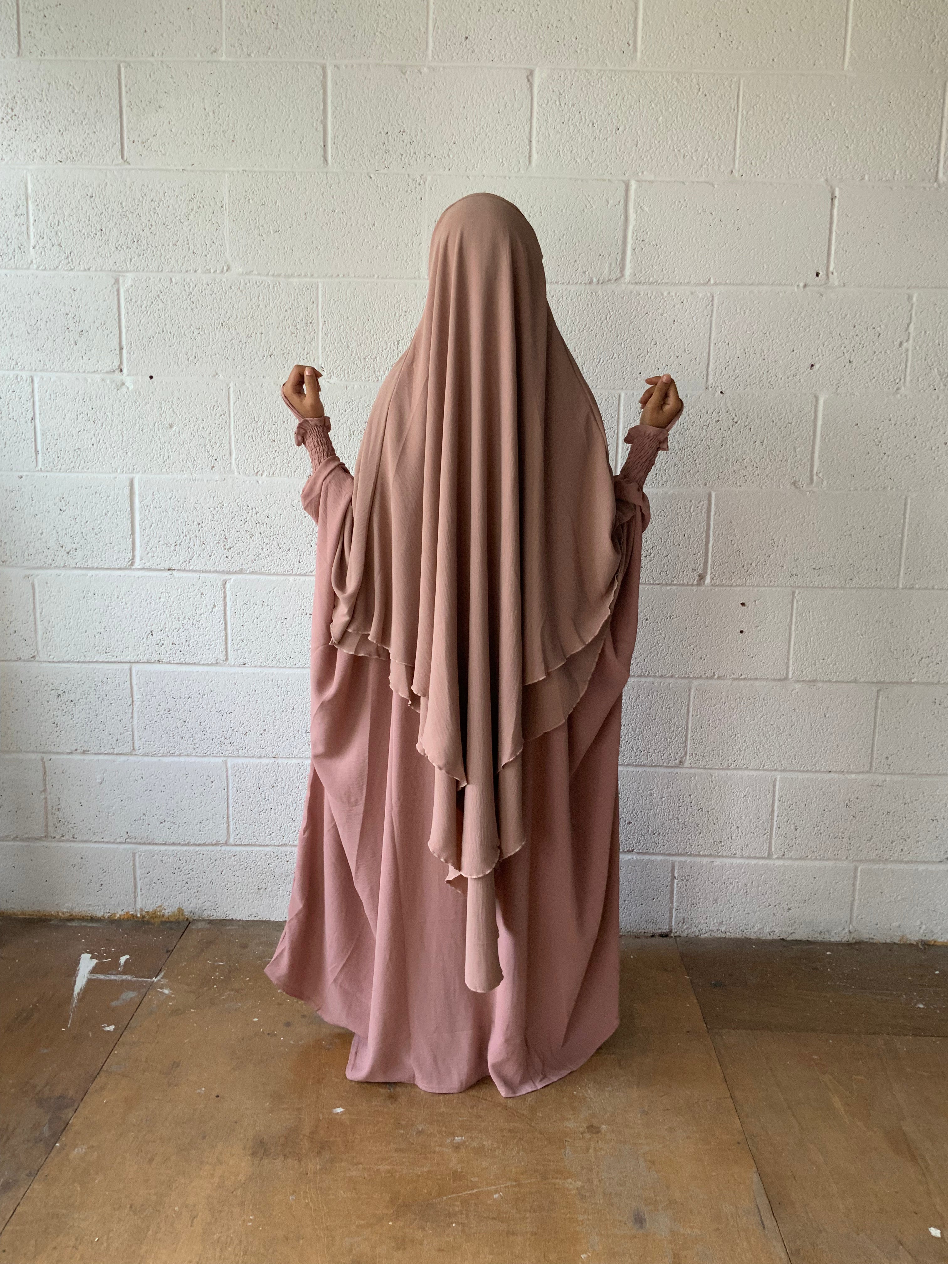 MAXI KHIMAR HAYYA X-TRA  2 LAYERS+NIQAB OPTION