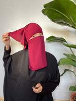 NEW KHAYRA 2 Pieces HEADBAND + NIQAB SET