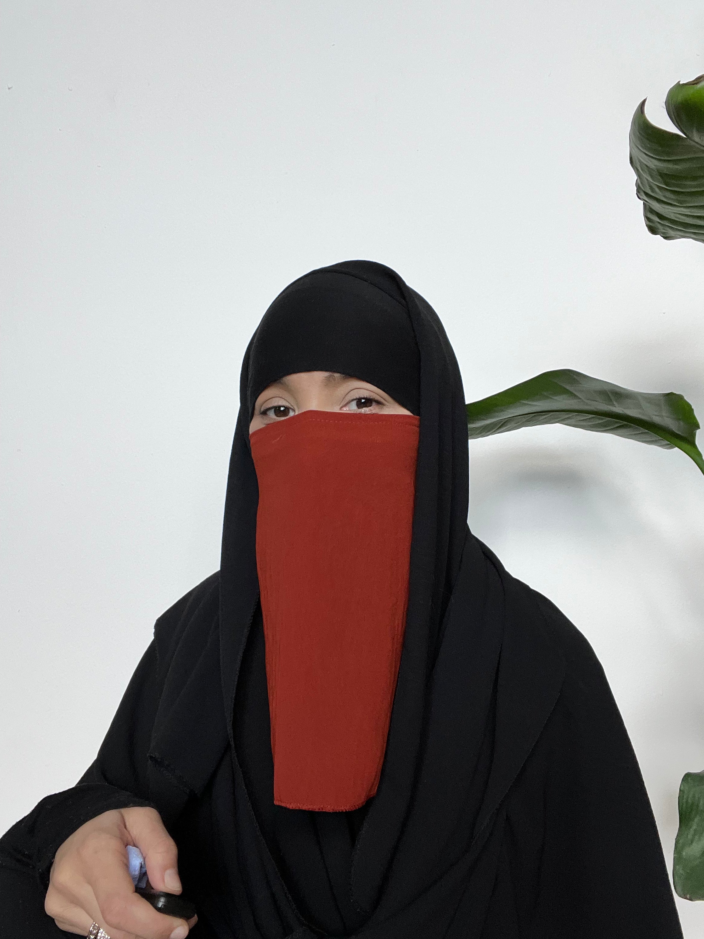 NEW KHAYRA HALF NIQAB ONLY (2 sizes) All colours