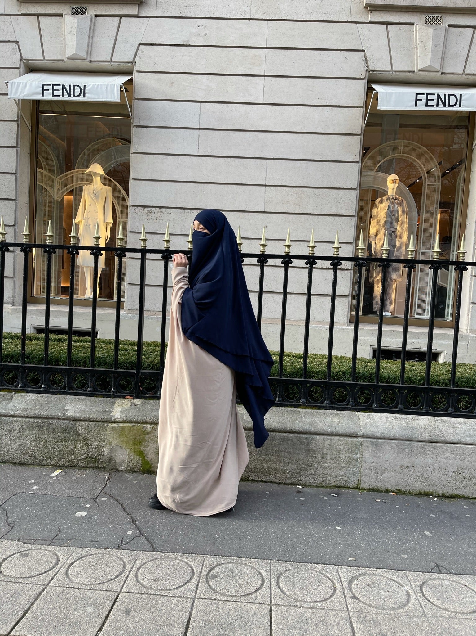 MAXI KHIMAR HAYYA X-TRA  2 LAYERS+NIQAB OPTION