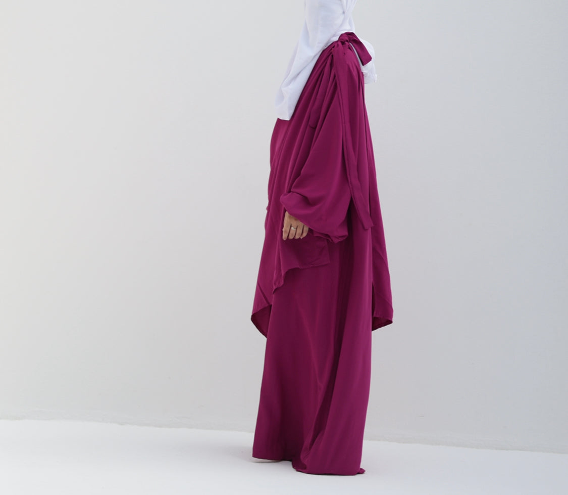 ANAQA DELUXE SET ABAYA + SKIRT / SAREE