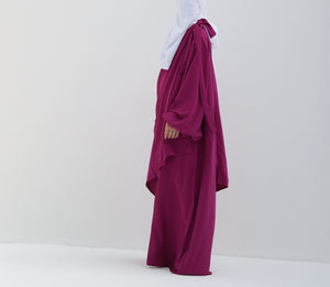 ANAQA DELUXE SET ABAYA + SKIRT / SAREE
