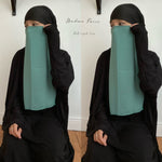 NEW KHAYRA HALF NIQAB ONLY (2 sizes) All colours