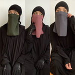 NEW KHAYRA HALF NIQAB ONLY (2 sizes) All colours