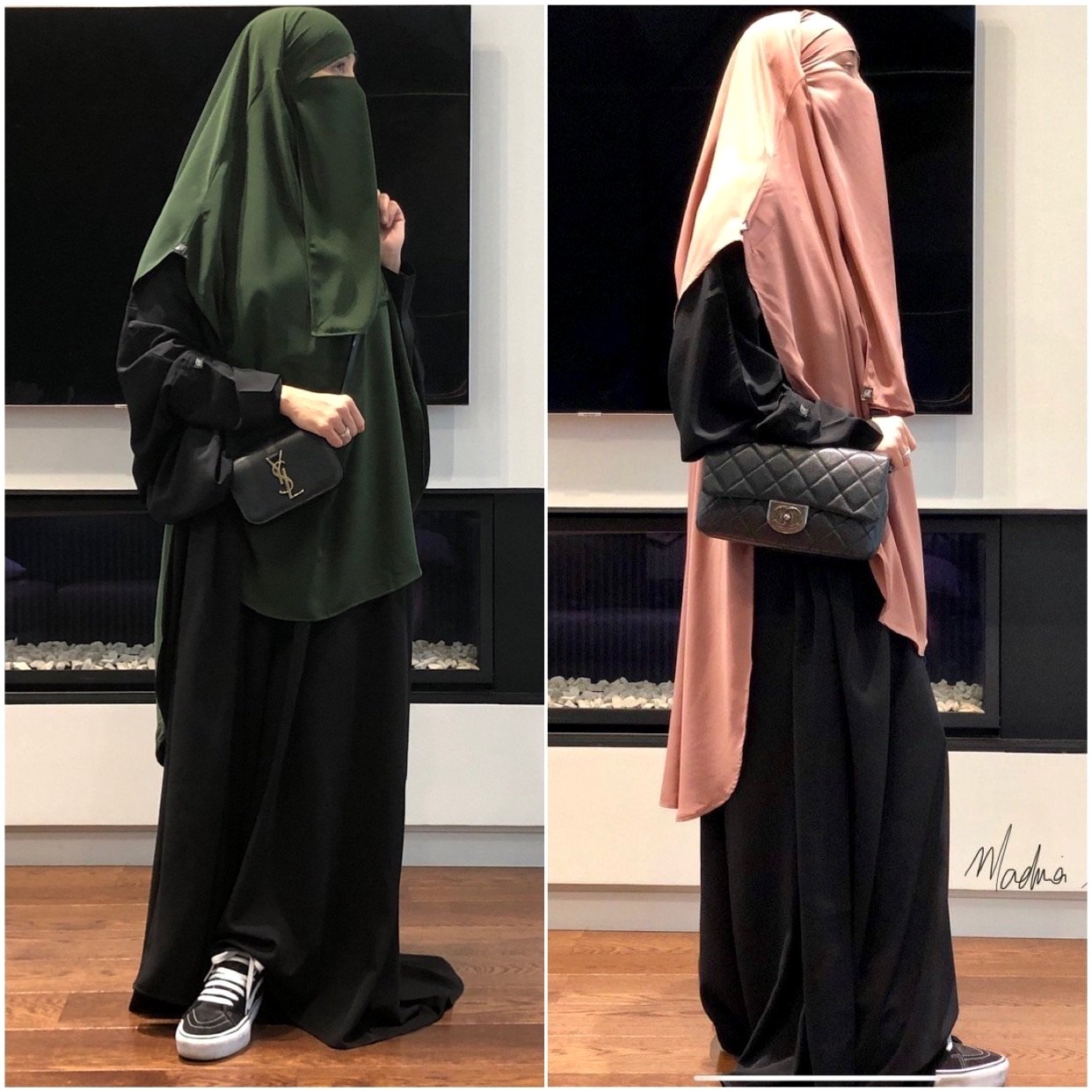 AL MASTURAH OPENED SIDES KHIMAR (3 lengths / all colours )
