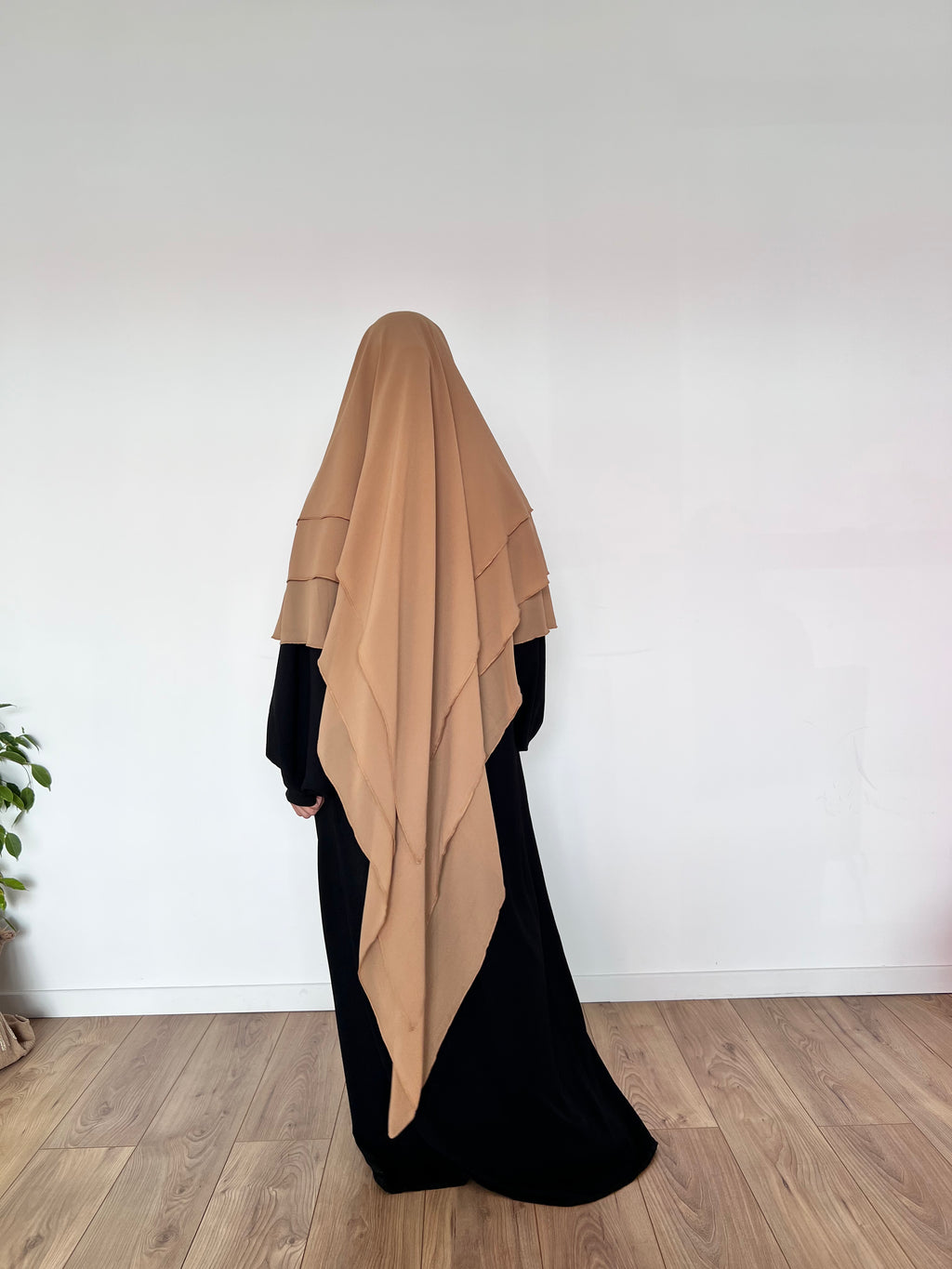 KHIMAR CHIFFON LAYERS PRINCESS (all sizes and shades)