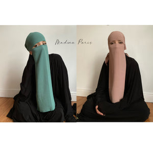 NEW KHAYRA 2 Pieces HEADBAND + NIQAB SET