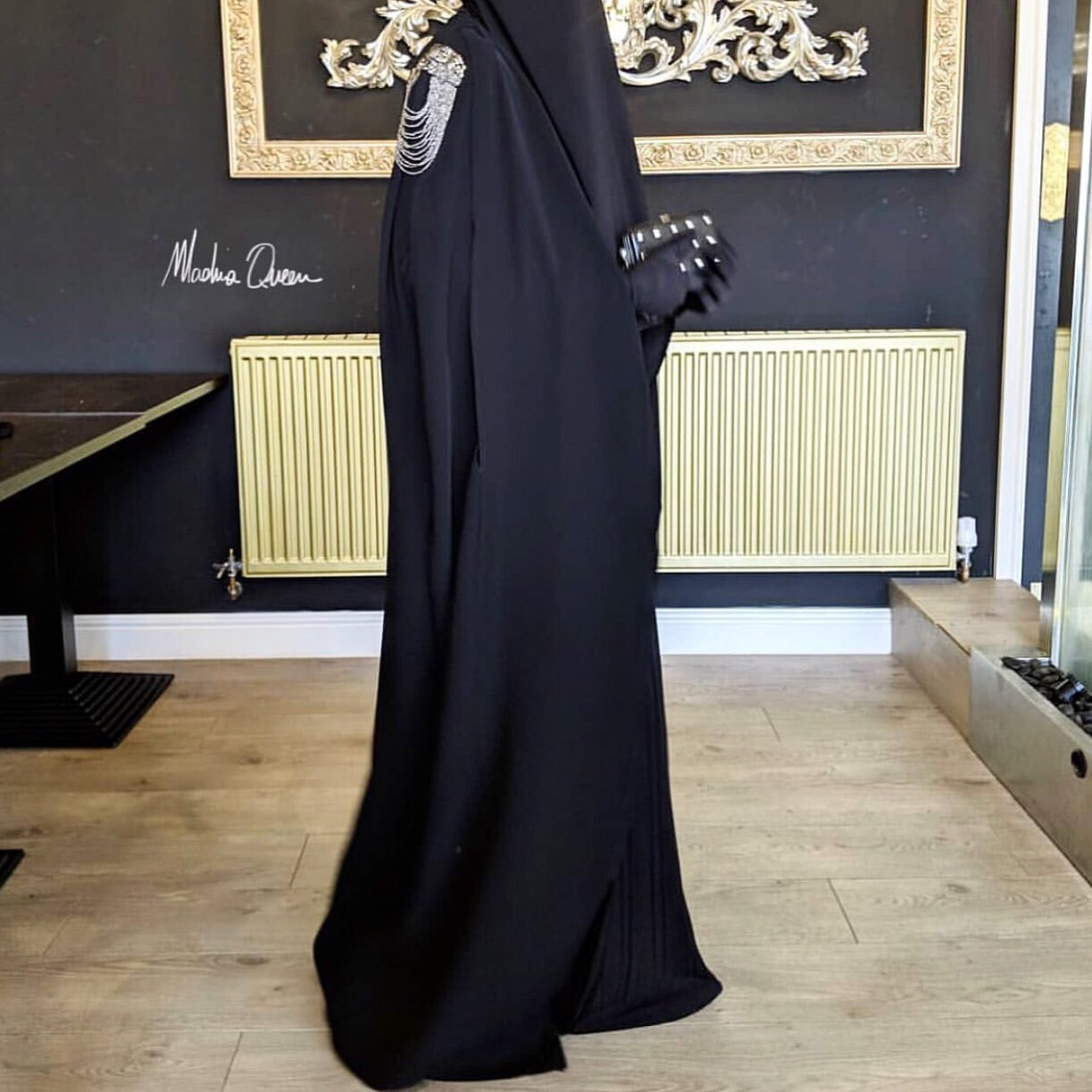 KIMONO CAPE EMIRATY Black