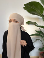 NEW KHAYRA 2 Pieces HEADBAND + NIQAB SET