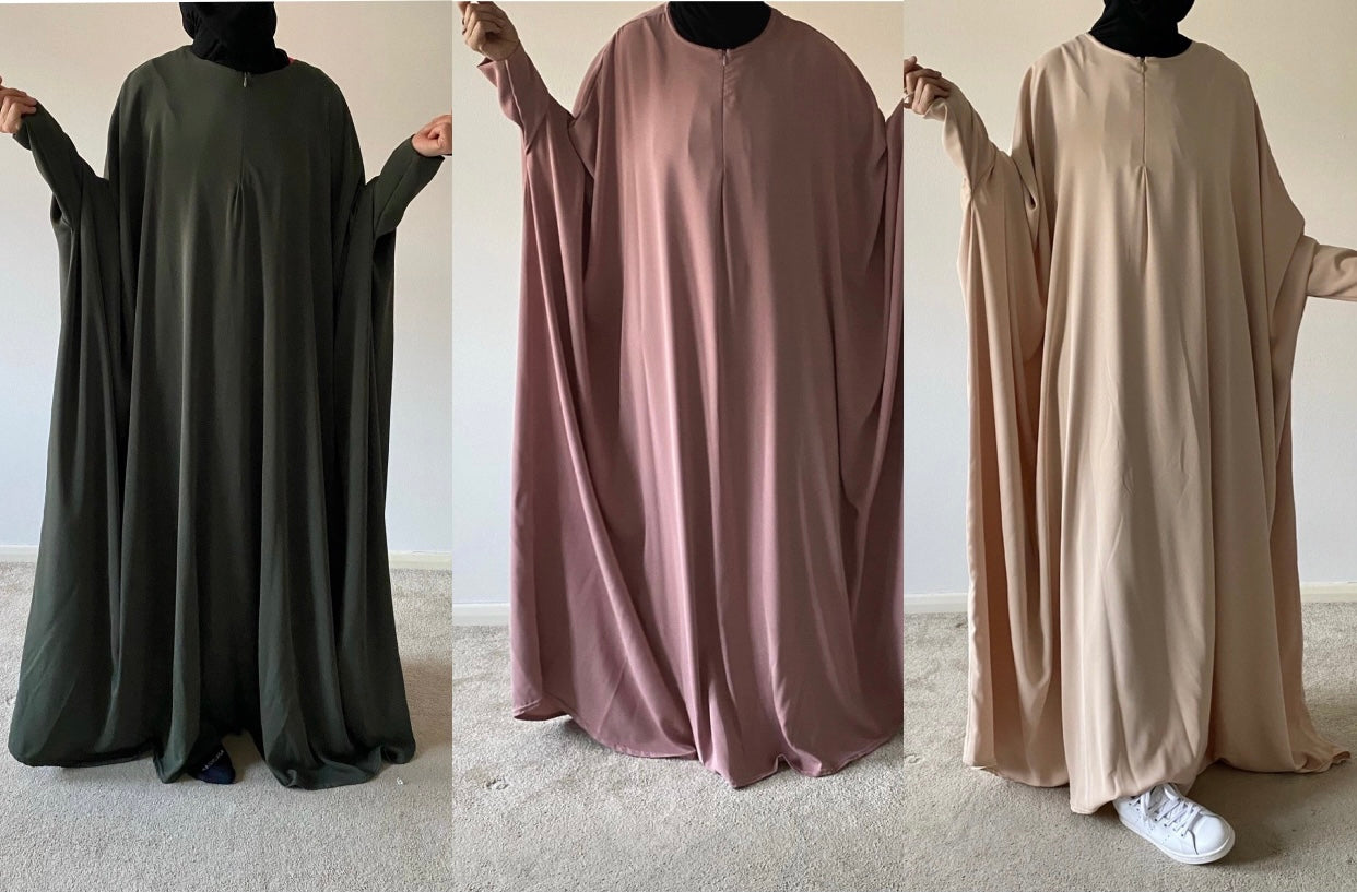 AL MASTURAH ABAYA ZIPP DELUXE ( all colours)