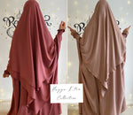 MAXI KHIMAR HAYYA X-TRA  2 LAYERS+NIQAB OPTION