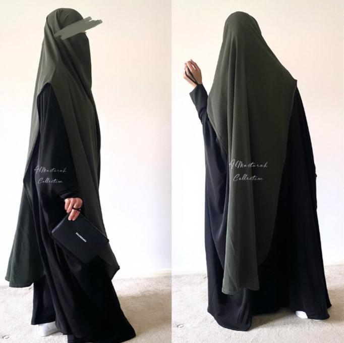 AL MASTURAH OPENED SIDES KHIMAR (3 lengths / all colours )