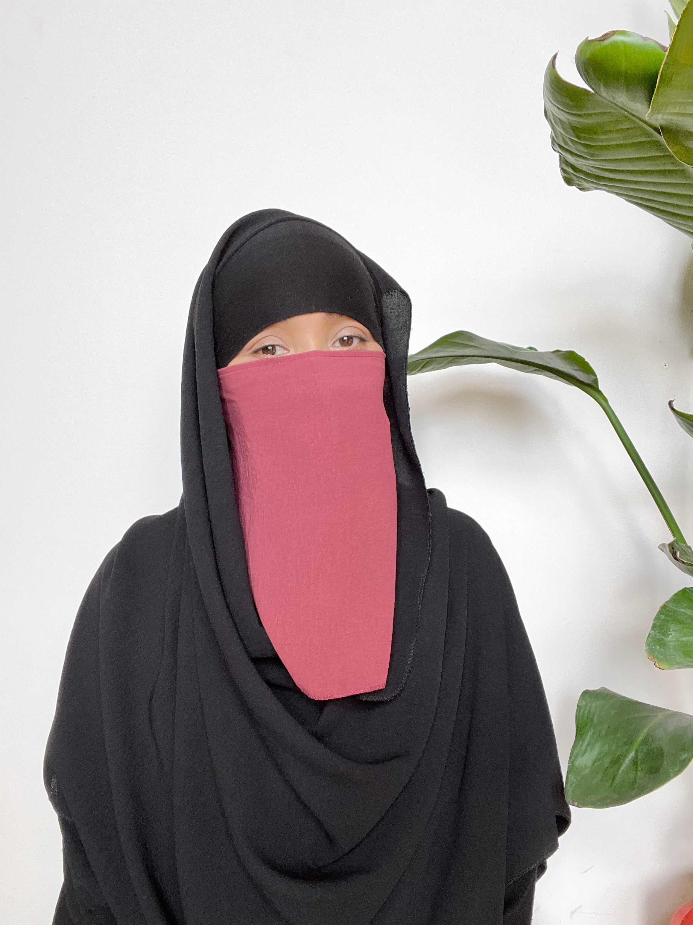 NEW KHAYRA HALF NIQAB ONLY (2 sizes) All colours