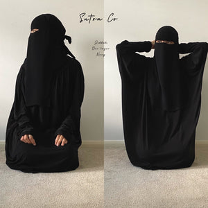 JEDDAH NIQAB SUTRA 1 LAYER 50CM (all colours)