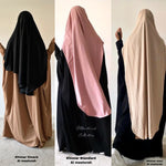 AL MASTURAH OPENED SIDES KHIMAR (3 lengths / all colours )