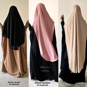 AL MASTURAH OPENED SIDES KHIMAR (3 lengths / all colours )