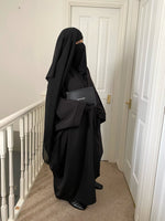 MAXI KIMONO AWA CAVIARY POCKET PREMIUM ( Black )