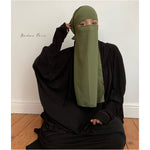 NEW KHAYRA 2 Pieces HEADBAND + NIQAB SET