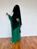 ABAYA JILBAB DELUX ZIP MUM (all colours)