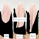 AL MASTURAH OPENED SIDES KHIMAR (3 lengths / all colours )