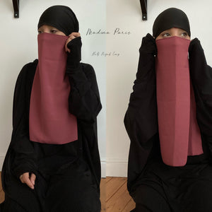 NEW KHAYRA HALF NIQAB ONLY (2 sizes) All colours