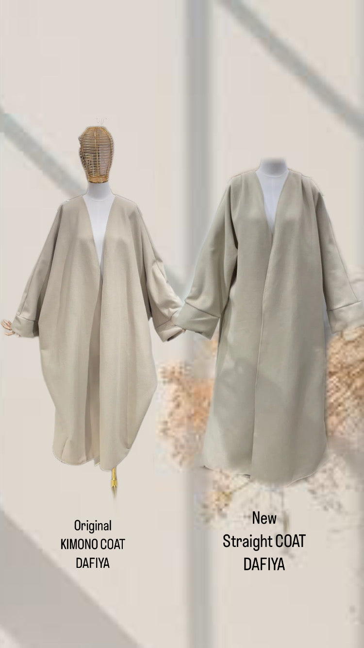 DAFIYA KIMONO COAT CLASSY/MAXI (all colours) knit