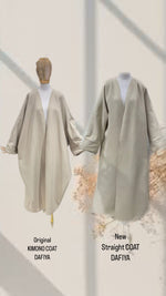 DAFIYA KIMONO COAT CLASSY/MAXI (all colours) knit