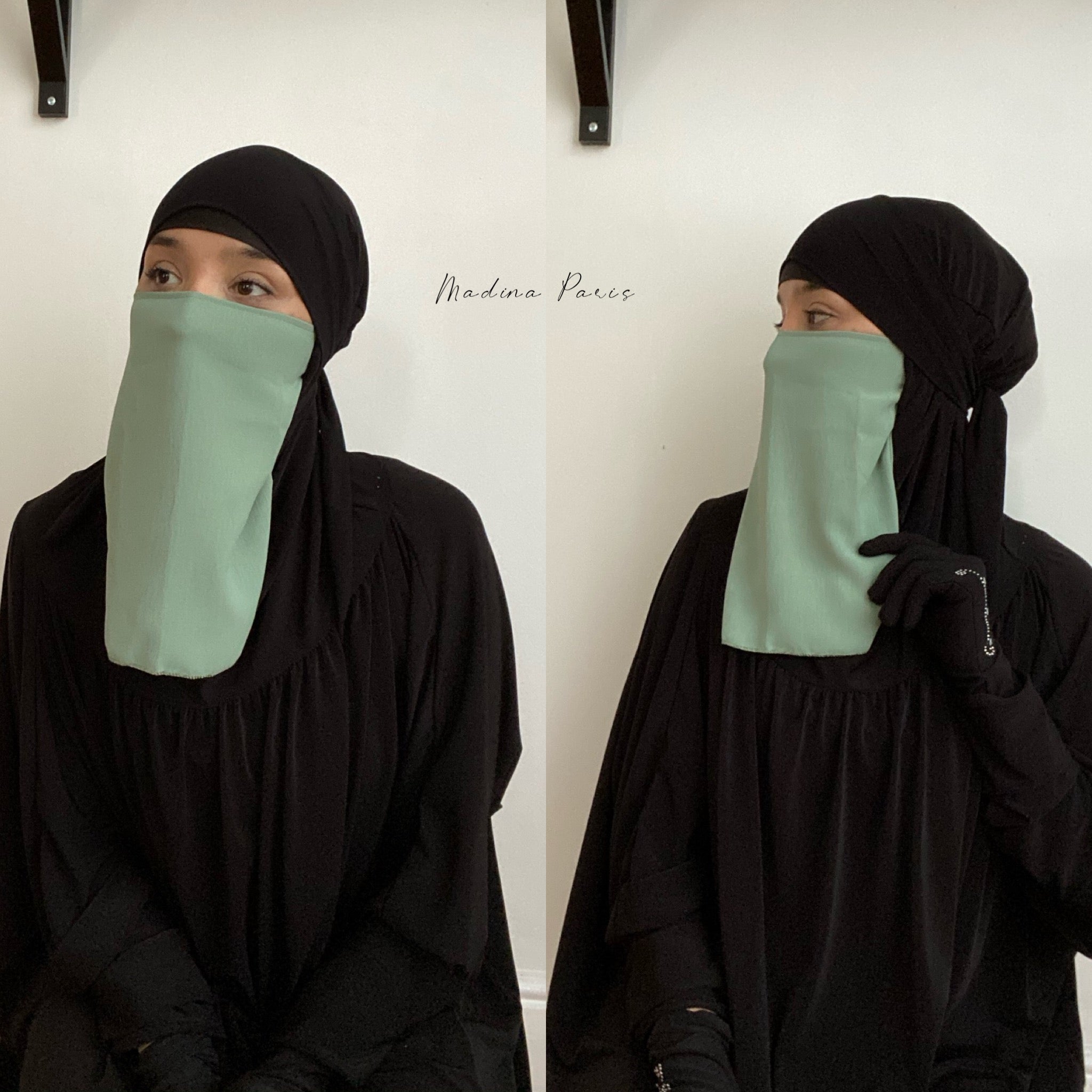 NEW KHAYRA HALF NIQAB ONLY (2 sizes) All colours