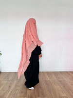 KHIMAR CHIFFON LAYERS PRINCESS (all sizes and shades)