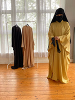 SET EMPORIA DELUXE KAFTAN ZIPP + HIJAB (all colours & sizes)