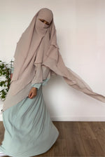 KHIMAR CHIFFON LAYERS PRINCESS (all sizes and shades)