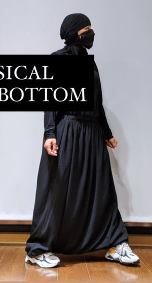 SERWAL CLASSICAL BOTTOM BASIC Black