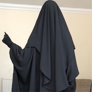 AL MASTURAH OPENED SIDES KHIMAR (3 lengths / all colours )