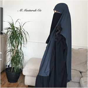 AL MASTURAH OPENED SIDES KHIMAR (3 lengths / all colours )