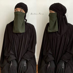 NEW KHAYRA HALF NIQAB ONLY (2 sizes) All colours