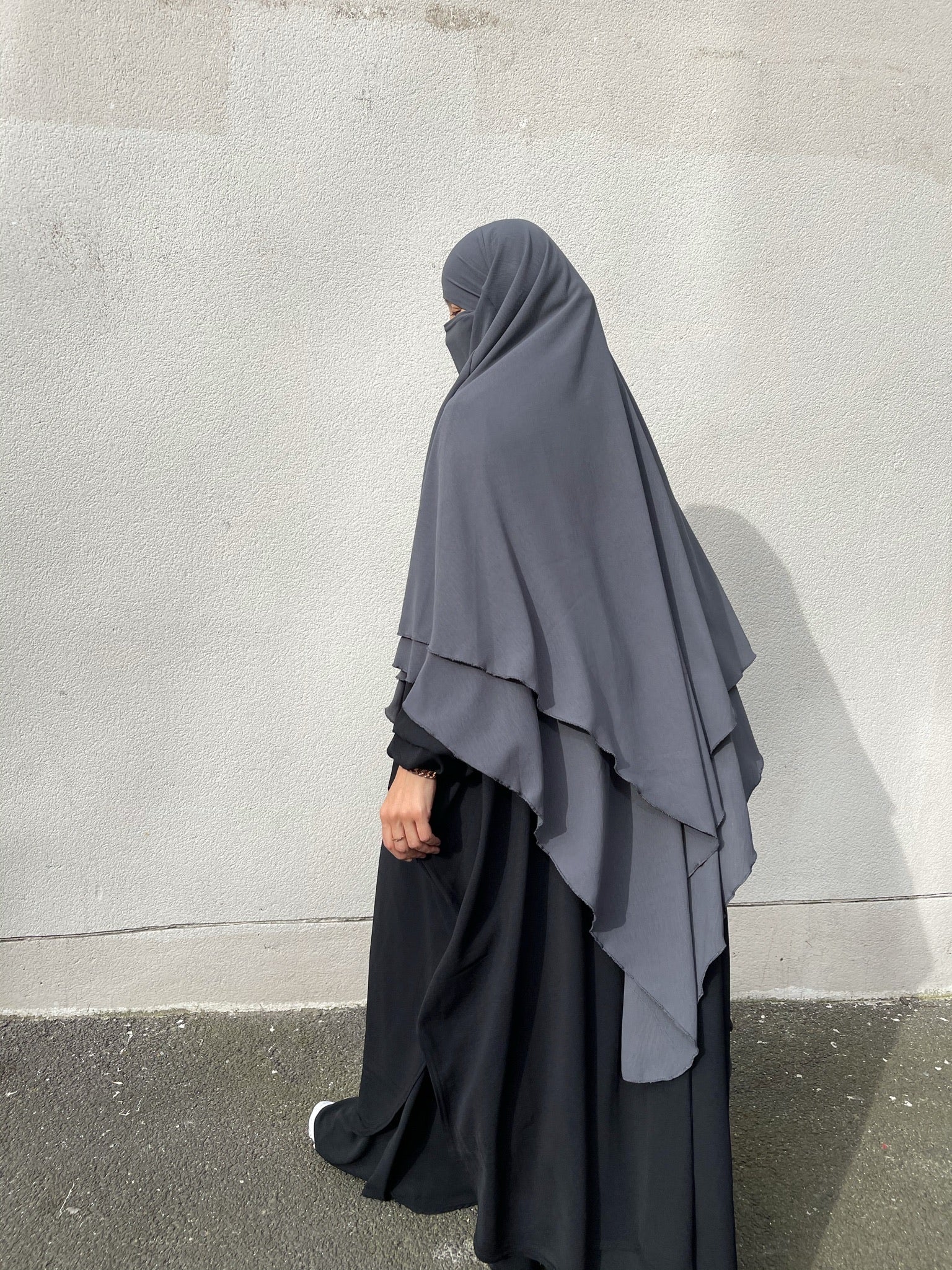 MAXI KHIMAR HAYYA X-TRA  2 LAYERS+NIQAB OPTION