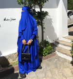 JILBAB 2 PIECES DELUXE MAKKAH Frilly sleeves  (all colours )