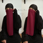 NEW KHAYRA HALF NIQAB ONLY (2 sizes) All colours