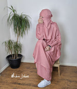 JILBAB 2 PIECES DELUXE MAKKAH Frilly sleeves  (all colours )