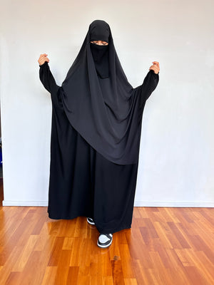 ABAYA JILBAB DELUX ZIP MUM (all colours)